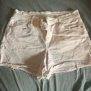 Old Navy Pale Pink Denim Cutoff Shorts
